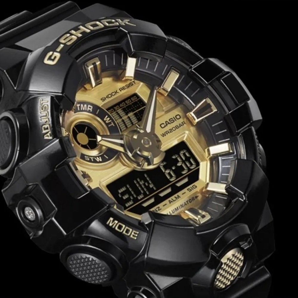 Casio G-Shock Black and Gold Watch - Picture 6 of 12